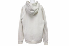 Load image into Gallery viewer, STUSSY パーカー ステューシー デカロゴ 刺繍 ゴールド アイボリー Sサイズ ストリート スケート 中古 50923