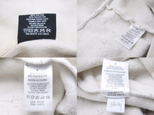 Load image into Gallery viewer, STUSSY パーカー ステューシー デカロゴ 刺繍 ゴールド アイボリー Sサイズ ストリート スケート 中古 50923