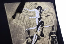 Load image into Gallery viewer, RICHARDSON パーカー リチャードソン ユニセックス ブラック グラフィティ プリント 中古 50924