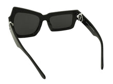 画像をギャラリービューアに読み込む, LOUIS VUITTON ルイヴィトン サングラス Z1445 モノグラム 左右非対称 サイズ51□21 ブラック 美品 中古 50936