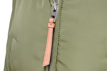 画像をギャラリービューアに読み込む, 極美品 LOEWE ロエベ ブルゾン S359330XB9 サイズ34 ポリエステル カーキ シルバー金具 ハンガー付き 中古 50948
