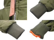 画像をギャラリービューアに読み込む, 極美品 LOEWE ロエベ ブルゾン S359330XB9 サイズ34 ポリエステル カーキ シルバー金具 ハンガー付き 中古 50948