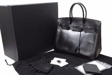 Load image into Gallery viewer, 超希少 HERMES エルメス バーキン ソーブラック35 □N 美品 中古 50965