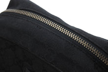 画像をギャラリービューアに読み込む, GUCCI グッチ ショルダーバッグ GGキャンバス ブラック シルバー金具 122759 3444 美品 中古 50971