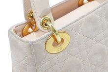 Load image into Gallery viewer, Christian Dior クリスチャンディオール レディディオール ミニ ハンドバッグ ベージュ系 鞄 ロゴ ゴールド金具 中古 50972
