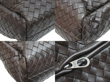 Load image into Gallery viewer, BOTTEGAVENETA ボッテガヴェネタ ハンドバッグ V46512040 イントレチャート ブラウン レザー シルバー金具 美品 中古 50999