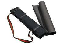 画像をギャラリービューアに読み込む, GUCCI グッチ ヨガマット 収納ケース 保存袋 ggキャンバス レザー キャンバス ナイロン ブラック レッド グリーン 美品 中古 51002