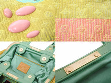 画像をギャラリービューアに読み込む, LouisVuitton ルイヴィトン トートバッグ モノグラム 2008SS RC0078 グリーン イエロー オレンジ ピンク 美品 中古 51018