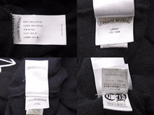 Load image into Gallery viewer, CHROME HEARTS クロムハーツ パーカー ホースシュー 両袖プリント ブラック コットン サイズL 美品 中古 51035