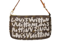画像をギャラリービューアに読み込む, LouisVuitton ルイヴィトン モノグラムグラフィティ ポシェット ワンショルダーバッグ M92192 ブラウン ホワイト 美品 中古 51042
