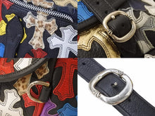 Load image into Gallery viewer, 極美品 クロムハーツ Chrome Hearts #1 SNAT PACK MULTI スナットパック マルチクロスパッチレザーバッグ 中古 51081