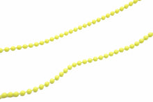 画像をギャラリービューアに読み込む, CHROME HEARTS クロムハーツ ネックレス・チョーカー CHクロス ボールチェーン ネオンイエロー2012年 美品 中古 51102