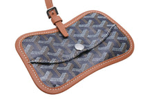 画像をギャラリービューアに読み込む, 新品同様 Goyard ゴヤール サンルイ ミニポーチ PVCコーティングキャンバス レザー ブラック ブラウン シルバー金具 中古 51108