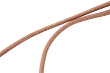 Load image into Gallery viewer, エルメス HERMES BIJOUTERIE FANTAISIE レザーネックレス ストーン ブラウン マスタード ゴールド金具 美品 中古 51123