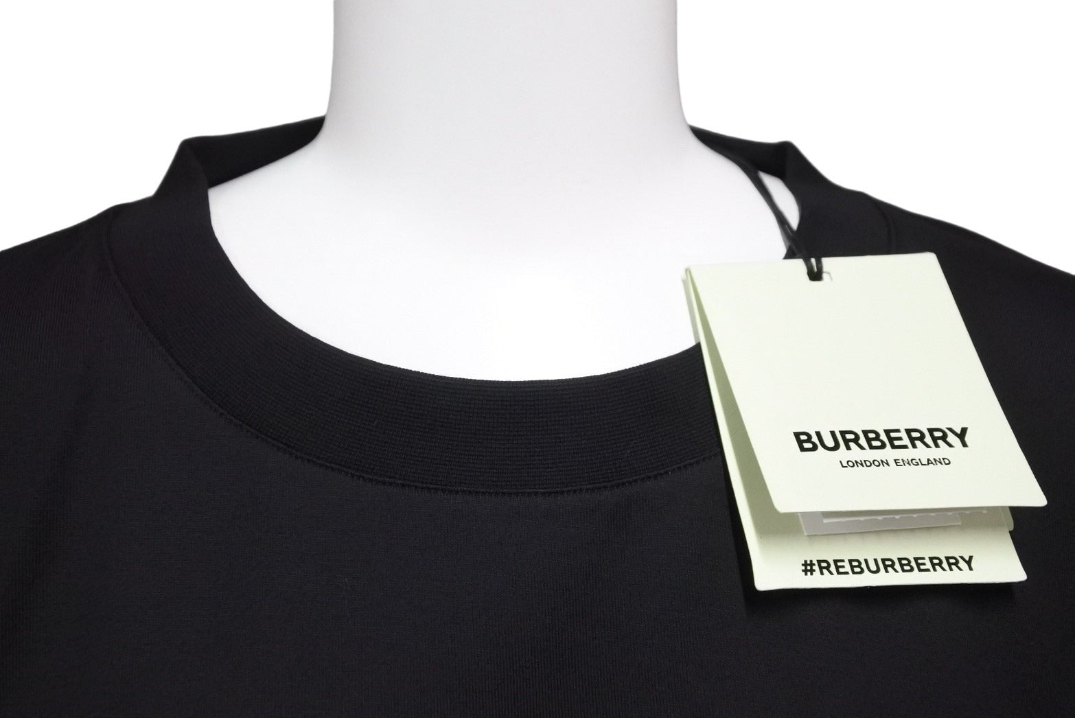 極美品 BURBERRY バーバリー ロゴ プリント 半袖Ｔシャツ ブラック 黒 