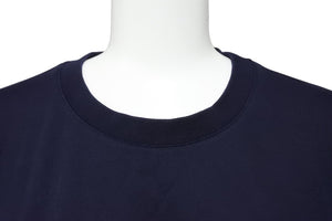 極美品 BURBERRY バーバリー サイドロゴ 半袖Ｔシャツ ネイビー ブルー プリント トップス 8048855 XL 中古 51151