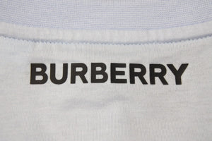 未使用品 BURBERRY バーバリー 半袖Ｔシャツ 8051976 Monster モンスター ブルー コットン サイズXL 中古 51153