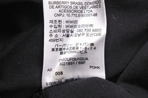 BURBERRY バーバリー ひし形 ロゴ プリント 半袖Ｔシャツ ブラック 黒 ホワイト 白 トップス 80201831 美品 XL 中古 51156