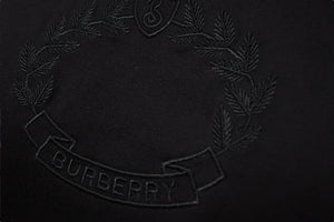 極美品 BURBERRY バーバリー 半袖Ｔシャツ 8065536 エンブロイダリーロゴ コットン ブラック サイズXL 中古 51157