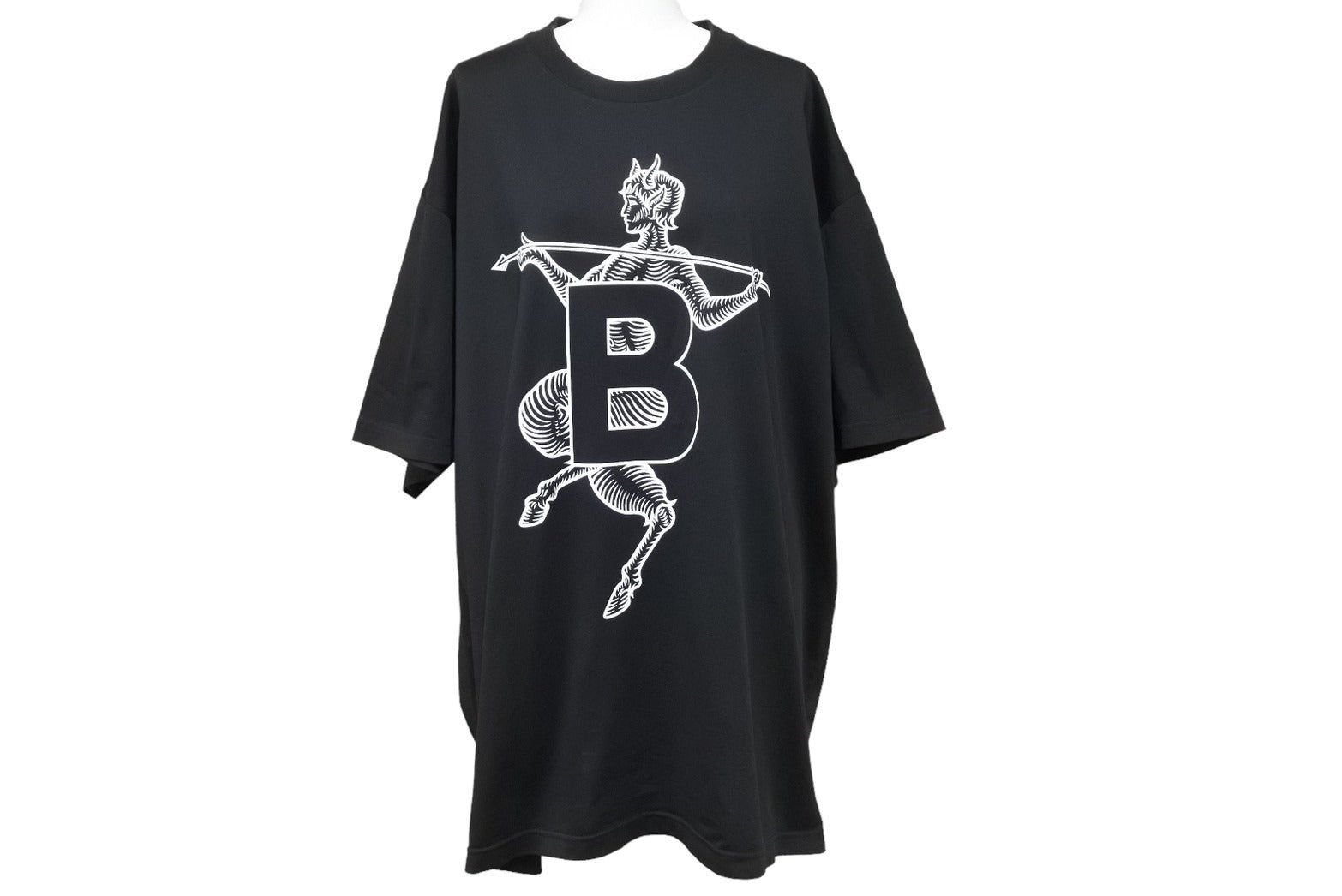 BURBERRY バーバリー Bロゴ プリント 半袖Ｔシャツ ブラック 黒