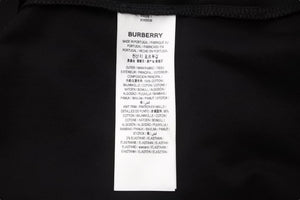 未使用品 BURBERRY バーバリー 半袖Ｔシャツ 8065536 エンブロイダリーロゴ コットン ブラック サイズXL 中古 51162