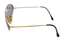 画像をギャラリービューアに読み込む, CASANOVA カサノヴァ サングラス 80s ヴィンテージ フォックス LC8 ゴールドフレーム GP ゴールド ブラック 美品 中古 51192