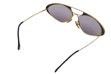 画像をギャラリービューアに読み込む, CASANOVA カサノヴァ サングラス 80s ヴィンテージ フォックス LC8 ゴールドフレーム GP ゴールド ブラック 美品 中古 51192