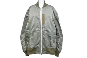 新品同様 Sacai サカイ ジャケット MA-１ SCM-051 Nylon Twill Blouson