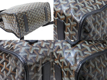 画像をギャラリービューアに読み込む, 極美品 GOYARD ゴヤール リュック デイパック サンレジェ バックバック PVC レザー ブラック ブラウン 中古 51217