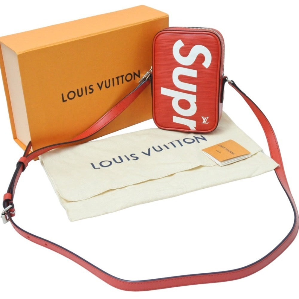 Authentic LOUIS VUITTON Epi (SUPREME) Danube PPM M53434 Shoulder bag  #260-00