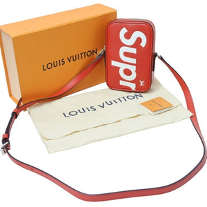 Authentic LOUIS VUITTON Epi (SUPREME) Danube PPM M53434 Shoulder