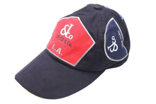 画像をギャラリービューアに読み込む, JACOB&amp;CO ジェイコブ キャップ メンズ 4タイムゾーン 刺繡 ブラック コットン サイズ57CM 美品 中古 51227