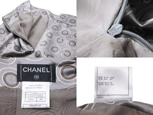 画像をギャラリービューアに読み込む, CHANEL シャネル マーメイドフレアスカート ボトムス 総柄 膝丈 38 01A COCO ウール シルク グレー レディース 良品 中古 51228