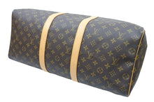 画像をギャラリービューアに読み込む, LOUIS VUITTON ルイ・ヴィトン ボストンバッグ トラベルバッグ M41426 キーポル 50 モノグラム ブラウン ゴールド 美品 中古 51261