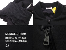画像をギャラリービューアに読み込む, MONCLER モンクレール FRGMT GENIUS7 HIROSHI FUJIWARA ボンバージャケット スカジャン ブラック イエロー 美品 中古 51317