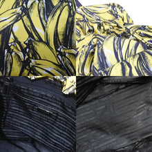 Load image into Gallery viewer, PRADA プラダ リュック デイパック バナナ柄 イエロー ナイロン レザー 1BZ811 シルバー金具 美品 中古 51324