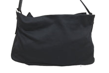 画像をギャラリービューアに読み込む, FENDI フェンディ ハンドバッグ ナイロン ズッカロゴ マンマバケット シルバー金具 26685 良品 中古 51329