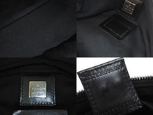 画像をギャラリービューアに読み込む, FENDI フェンディ ハンドバッグ ナイロン ズッカロゴ マンマバケット シルバー金具 26685 良品 中古 51329