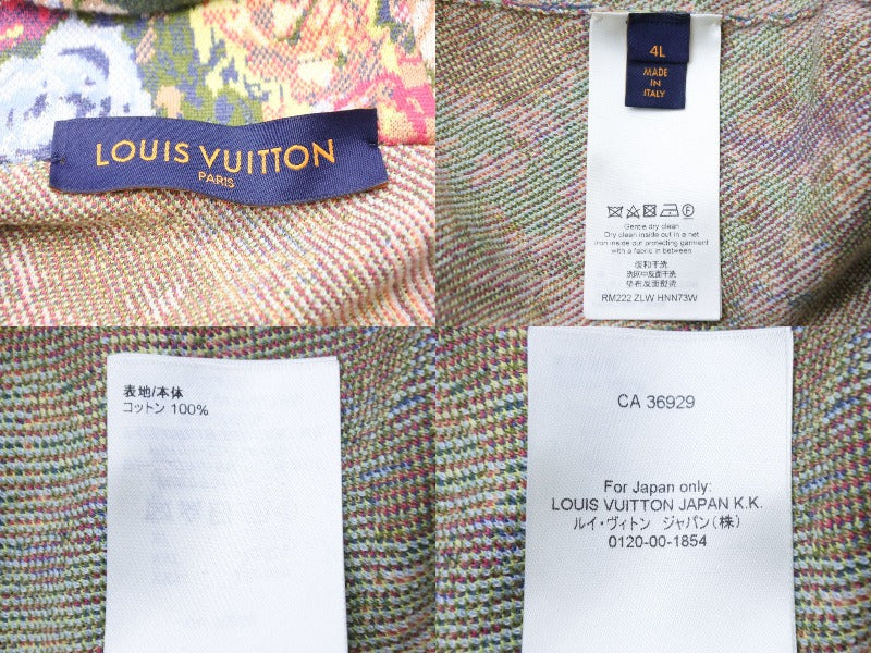 極美品 LOUIS VUITTON ルイ・ヴィトン パーカー 22AW フラワー ...