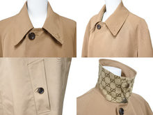 画像をギャラリービューアに読み込む, 極美品 GUCCI グッチ コート GGロゴリバーシブルコート ポリエステル サイズ48 706598 ZAJTU 中古 51379