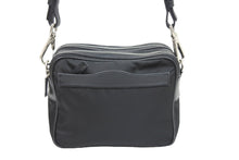 Load image into Gallery viewer, PRADA プラダ ワンショルダーバッグ BR2162 VELA VINTAGE 三角プレート ナイロン レザー ブラック シルバー金具 美品 中古 51385