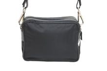 Load image into Gallery viewer, PRADA プラダ ワンショルダーバッグ BR2162 VELA VINTAGE 三角プレート ナイロン レザー ブラック シルバー金具 美品 中古 51385