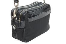 Load image into Gallery viewer, PRADA プラダ ワンショルダーバッグ BR2162 VELA VINTAGE 三角プレート ナイロン レザー ブラック シルバー金具 美品 中古 51385