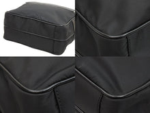 Load image into Gallery viewer, PRADA プラダ ワンショルダーバッグ BR2162 VELA VINTAGE 三角プレート ナイロン レザー ブラック シルバー金具 美品 中古 51385