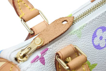 画像をギャラリービューアに読み込む, LouisVuitton ルイヴィトン ミニスピーディ ポーチ ハンドバッグ 村上隆 M92645 ホワイト モノグラムマルチカラー 良品 中古 51401