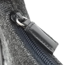 Load image into Gallery viewer, PRADA プラダ ワンショルダーバッグ ハンドバッグ イタリア製 ウール コットン カーフレザー グレー ブラック 美品 中古 51406