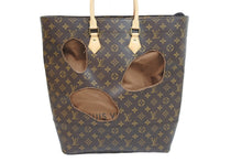 画像をギャラリービューアに読み込む, 新品未使用品 LOUIS VUITTON × COMME des GARCONS ルイヴィトン × コムデギャルソン ウィズホールズ N45887 ブラウン 中古 51423