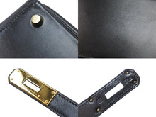 Load image into Gallery viewer, エルメス ケリー28 内縫い ブラック ソルド品 □B刻印 カーフスキン ゴールド金具 ハンドバッグ 2WAY 美品 中古 51451