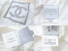画像をギャラリービューアに読み込む, CHANEL シャネル スポーツライン リブニット 切り替え ダウン コート 00A ココマーク P16402W02678 サイズ36 中古 51470