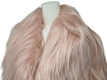 画像をギャラリービューアに読み込む, GUCCI グッチ ファー ジャケット ピンク 2014年 ヤギ シルク アウター 363099 XF022 サイズ36 美品 中古 51471